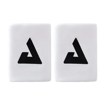 JOOLA Running Hiking Cycling Tennis Badminton Wristbands Protective White Unisex Basic Protective Equipment