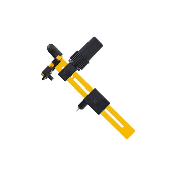 OLFA Rotating Compass Knife, Circle Cutter, Yellow Paper Cutter