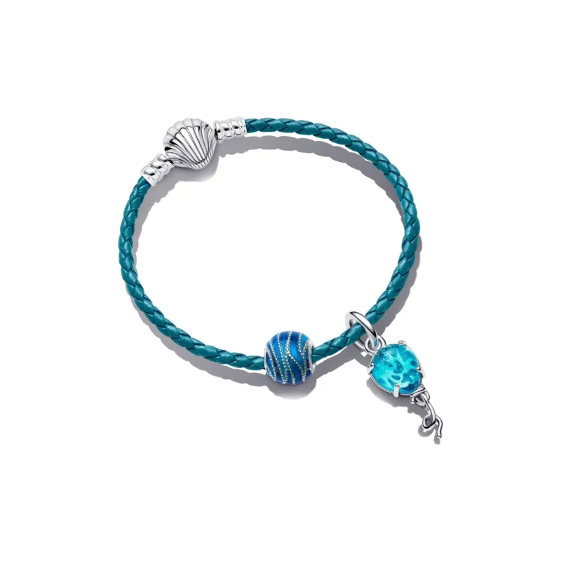 Pandora 925 Sterling Silver Bracelets Women's Blue-0