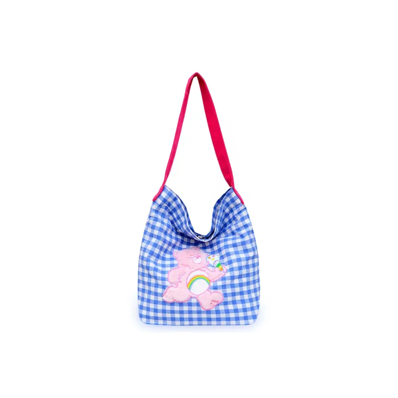 CAREBEARS Polyester Shoulder Bag Women's Pink/Blue-2