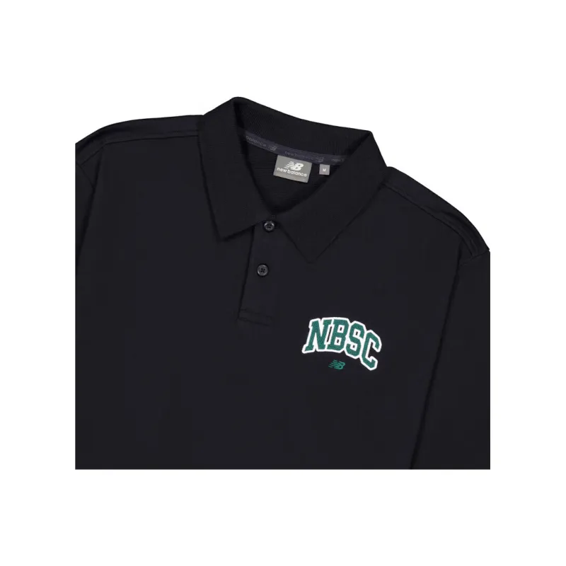 New Balance Polo Shirt Men's Black-2
