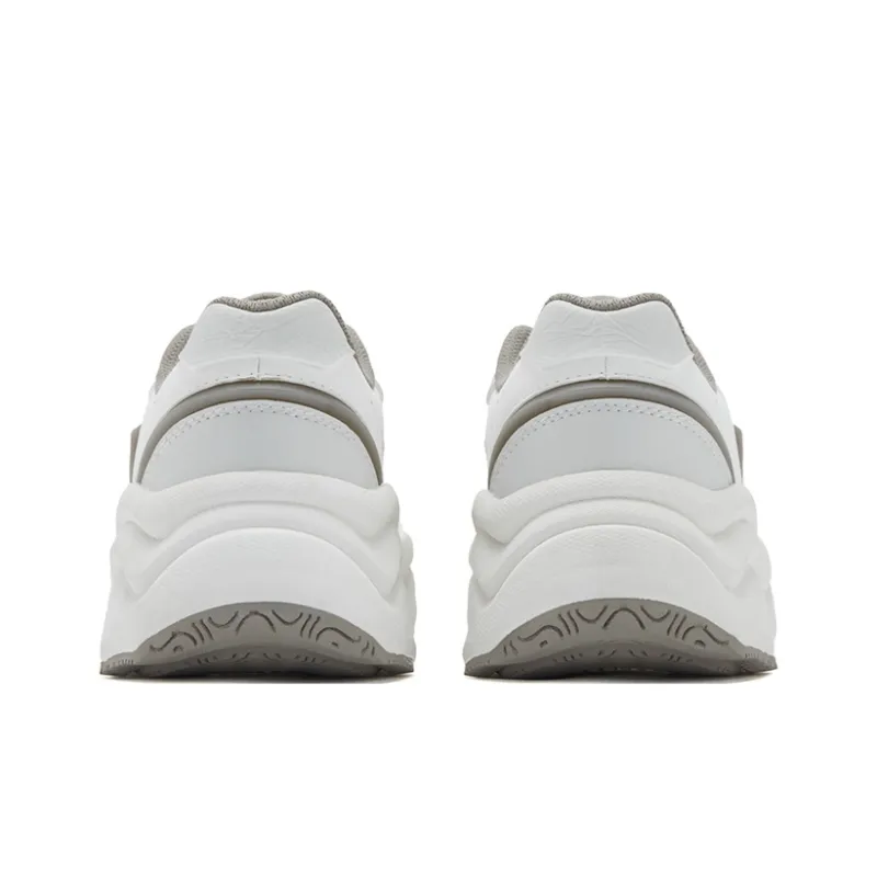 361° Dumpling Anti Slip Wear Resistant Low Top Casual Shoes Women's White Antarctic Gray-3