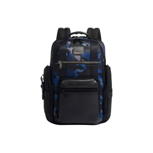 TUMI JDX JD.com Collaboration Alpha Bravo Polyester Travel Backpack Men's Black