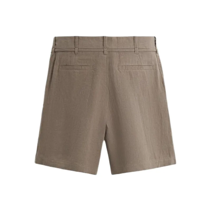 ZARA Casual Shorts Men Brown/Dark Taupe-1