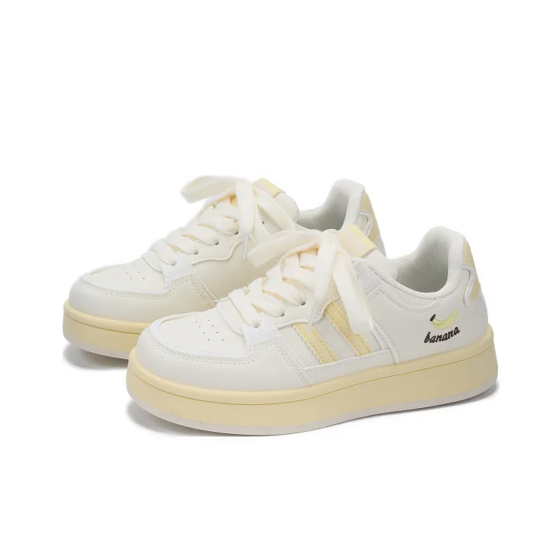 Binya Lightweight And Wear resistant Low Top Skateboard Shoes Women's-7