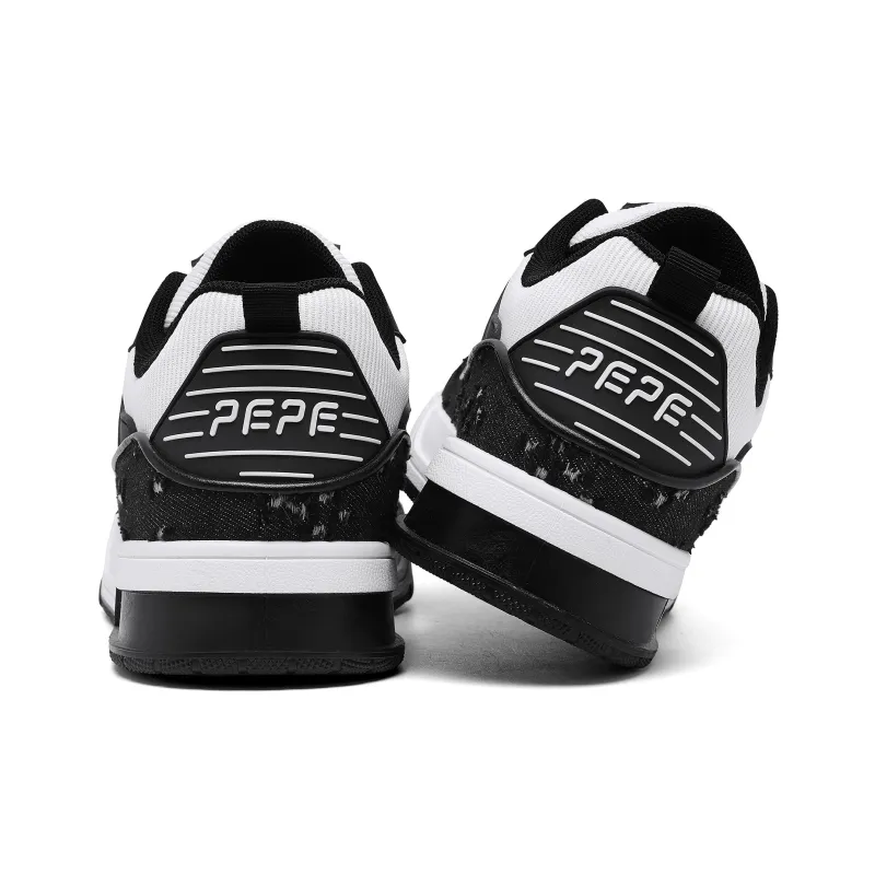 Pepe The Frog Low Top Skateboard Shoes Men's-3