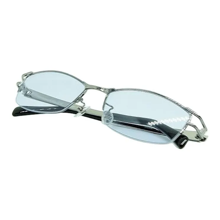 Police Titanium Irregular Shape Sunglasses Men's Silver-3