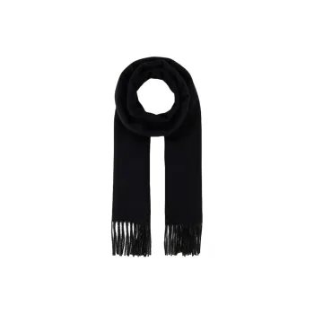 Burberry Cashmere Knit Scarves Unisex Black