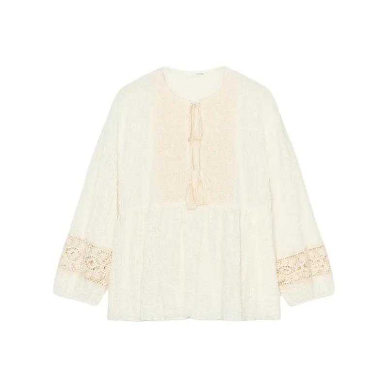 ZARA Shirts Women's Light Beige-0