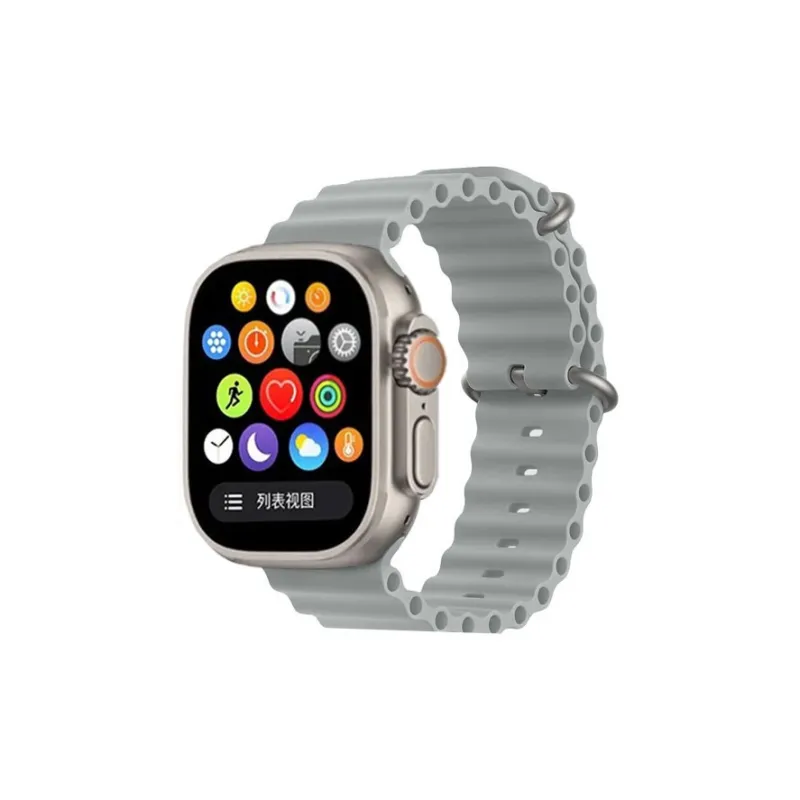 MUZHITIANKONG Apple Compatibility Watch Band Silicone Material-0