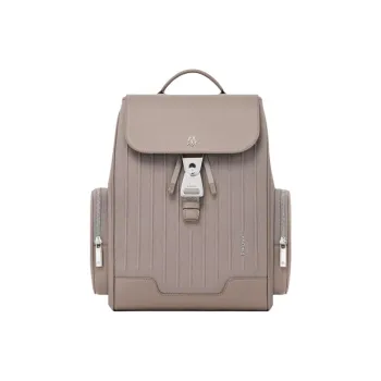 RIMOWA Never Still Canvas With Leather Backpack Trumpets Unisex Taupe
