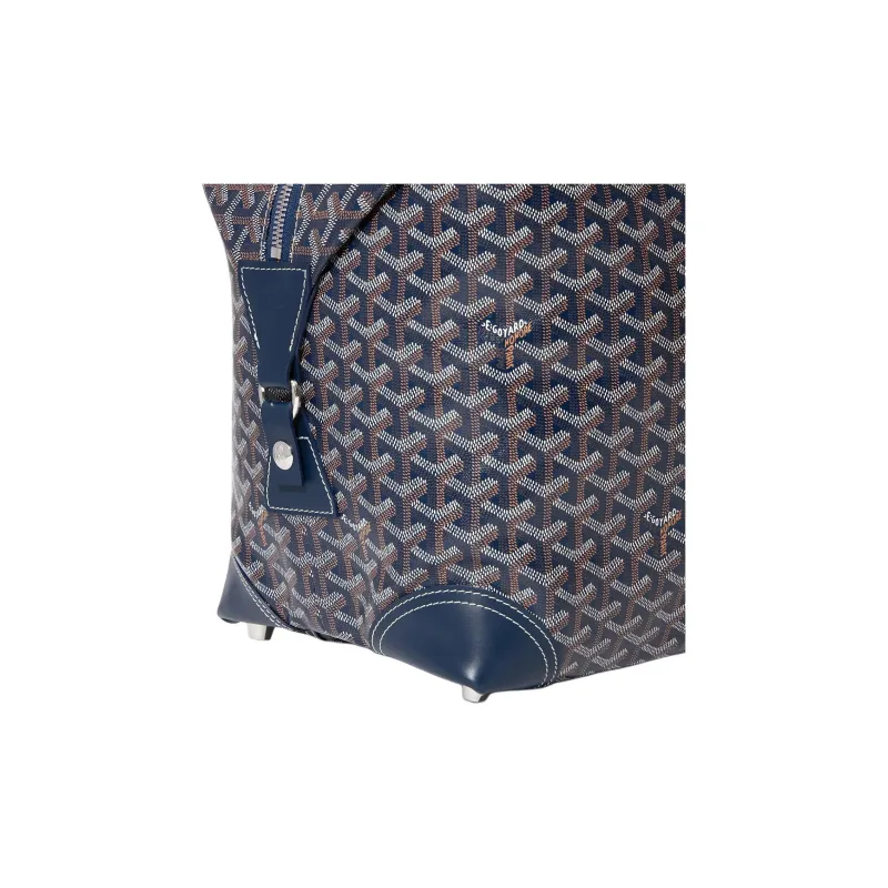 GOYARD Bowling55 Canvas Travel Bag Unisex Dark Blue-4