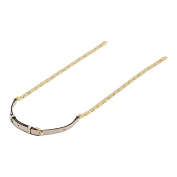 Delvau Calfskin Bag Strap Unisex Gray