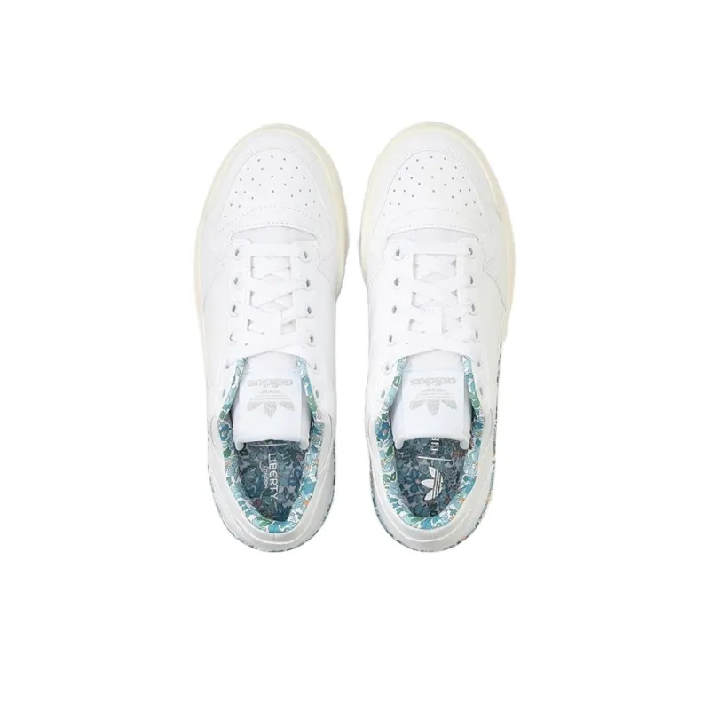 LIBERTY x Adidas Originals Anti Slip Wear Resistant Low Top Skateboard Shoes Unisex White-2