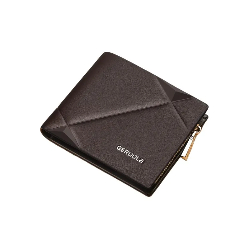 Gorora Top Grain Cow Leather Wallet Men's Multicolor-4