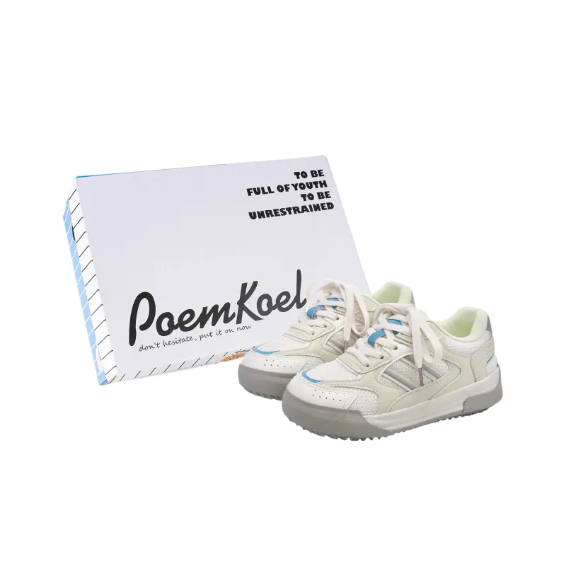 POEM KOEL Height Increasing Abrasion Resistant Lightweight Low Top Skateboard Shoes Women's-0