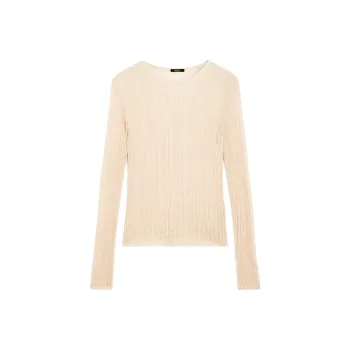 Massimo Dutti T Shirts Women's Ecru