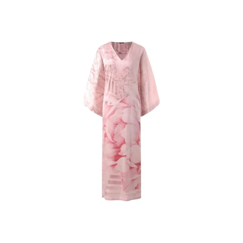 KITON Long Sleeved Dress Women's Pink-0