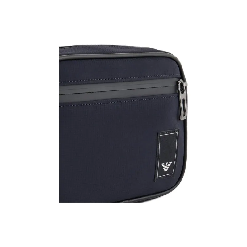 EMPORIO ARMANI Polyamide Shoulder Bag Crossbody Bag Men's Navy-4