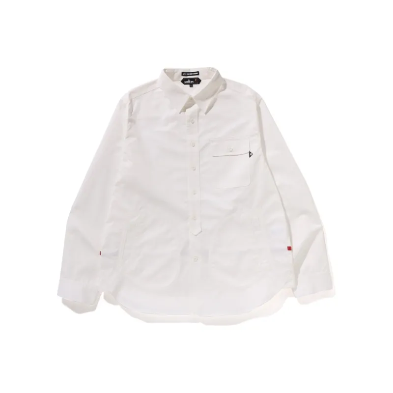 A BATHING APE Shirts Men White WHX-0