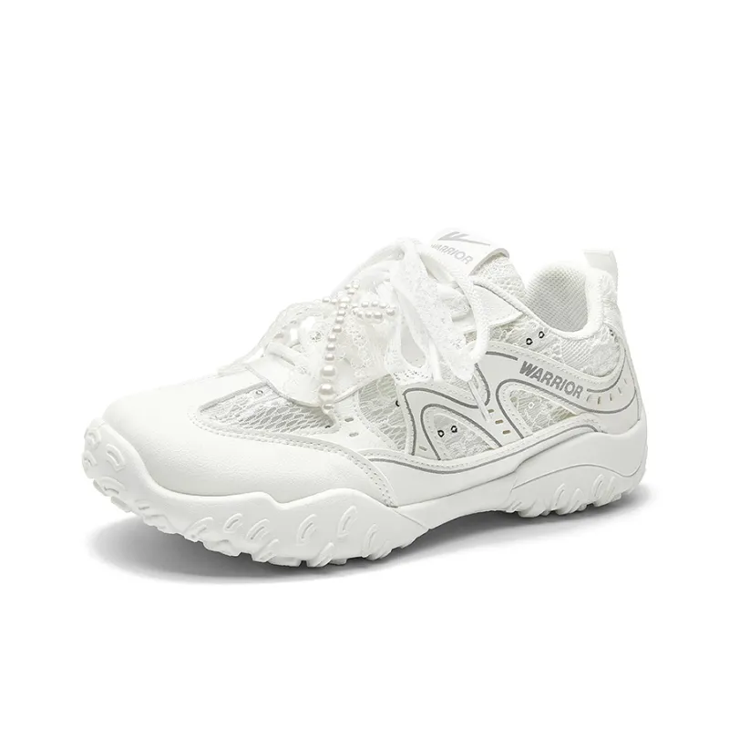 Warrior Slip Resistant, Breathable, Lightweight Low Top Casual Shoes Women's Flawless White-1
