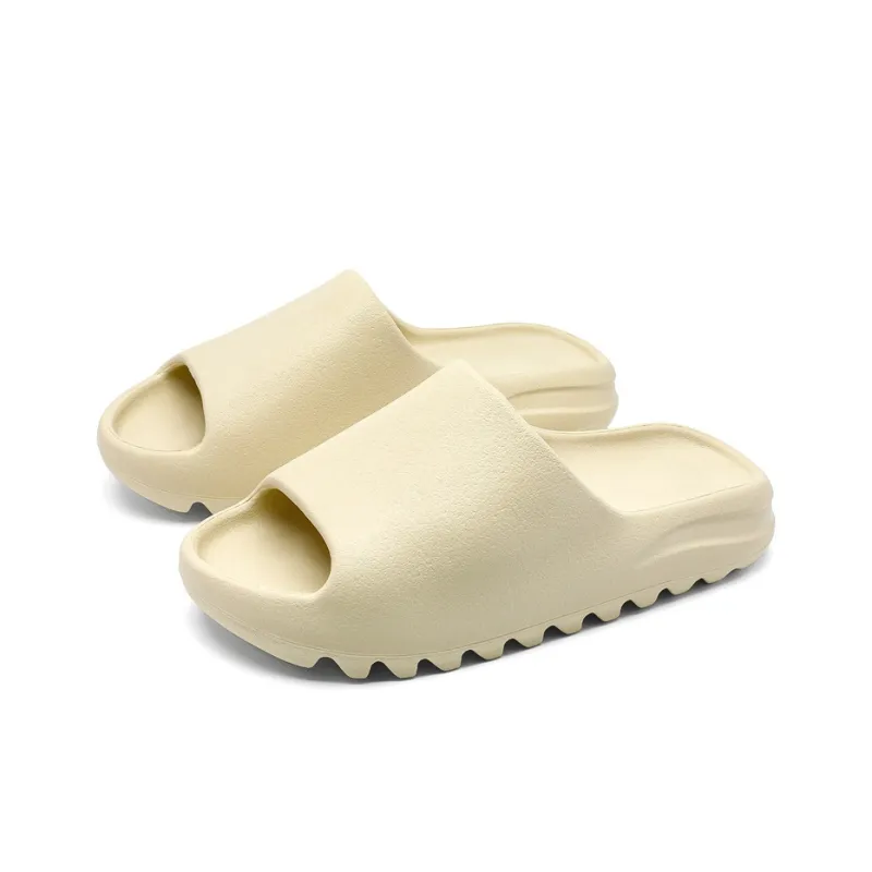 HAPPY DINO Slide Slippers Unisex Beige, Black, Chocolate-0