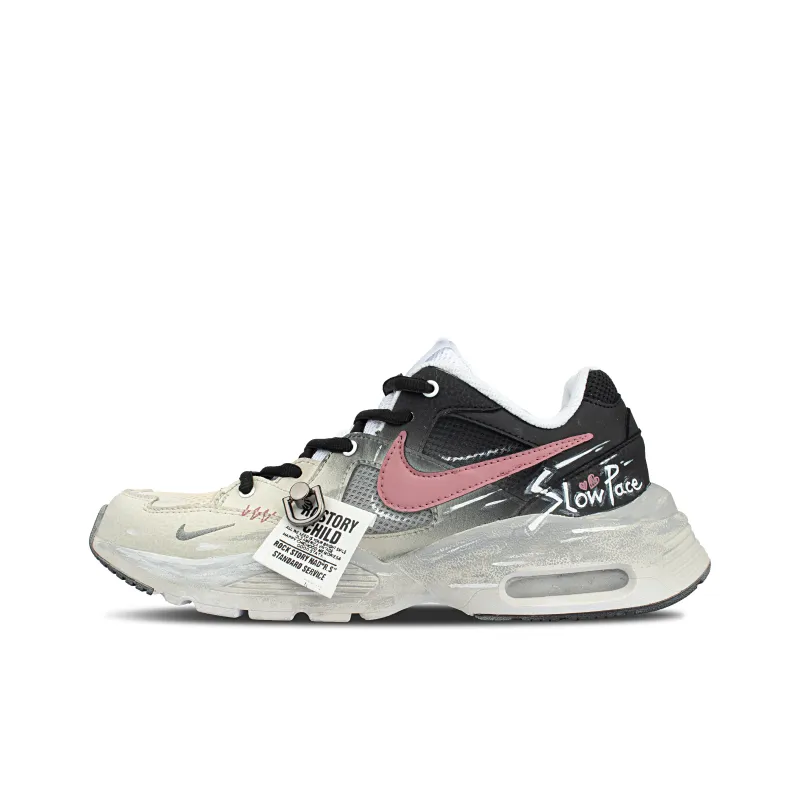 Nike Air Max Fusion Low Top Casual Running Shoes Unisex Peach-0