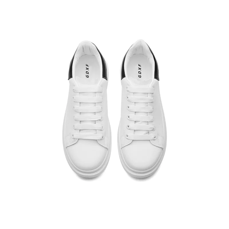 GDXF Skateboard Shoes Unisex Low Top White Black-4
