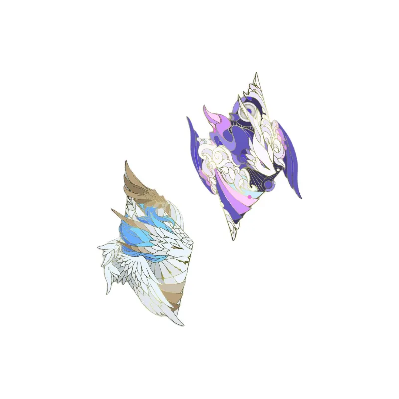 Molding Mountains And Seas Administration, Dragon Party, Dragon Collection, Enamel Craft Metal Imitation Badges-7