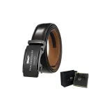 Black Lens/Gunmetal Buckle+95 Pattern, Black Strap (You Are Special Box)
