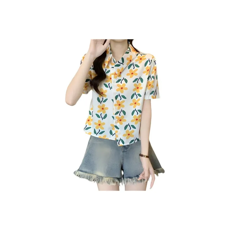 Flowers in water Shirts Women's-10