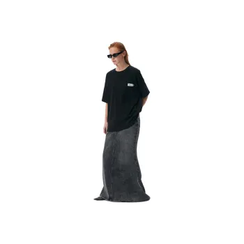MEFUR T Shirts Unisex Classic Black Multicolor Paint Tube Print T Shirt