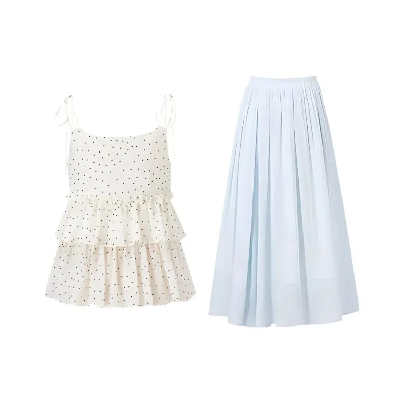 COVER TIME Two Piece Skirt Sets Women's Image Color-1