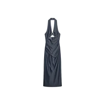 ZARA Sleeveless Dresses Women's Indigo