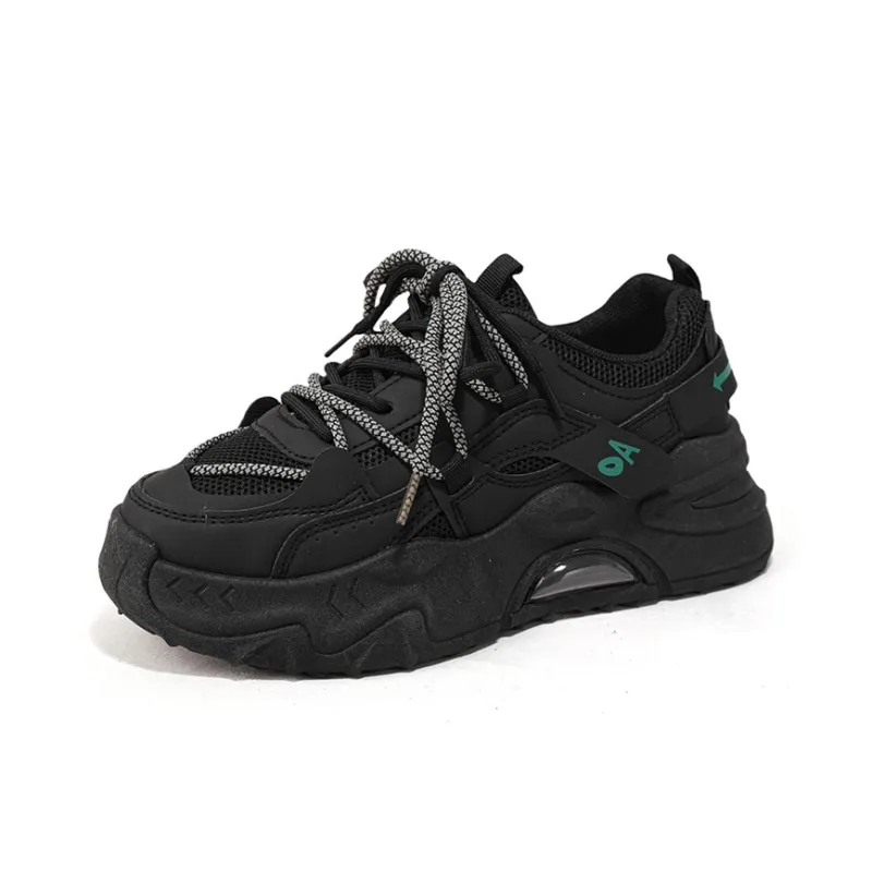Gai Renpu Slip Resistant, Abrasion Resistant, Breathable Low Top Chunky Sneakers Women's-0