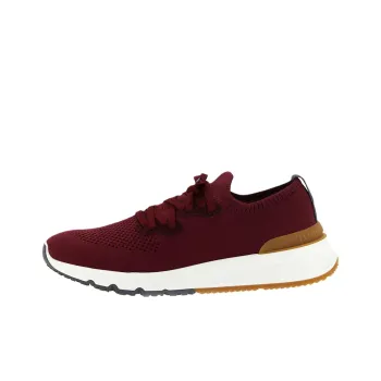 Brunello Cucinelli Knitted Low Top Casual Shoes Men's Red