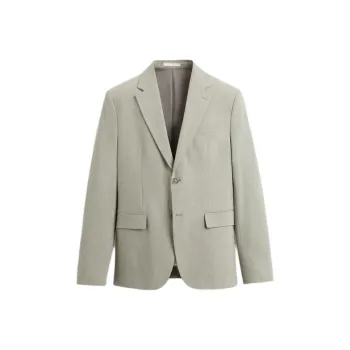 ZARA Business Suits Men Light Gray