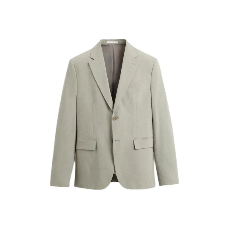 ZARA Business Suits Men Light Gray-0