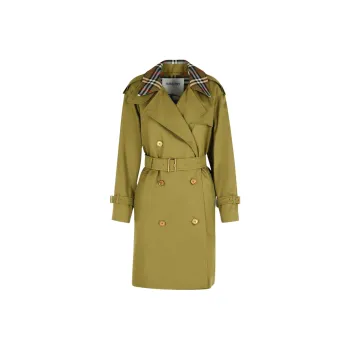 Burberry Trench Coat Women's Green