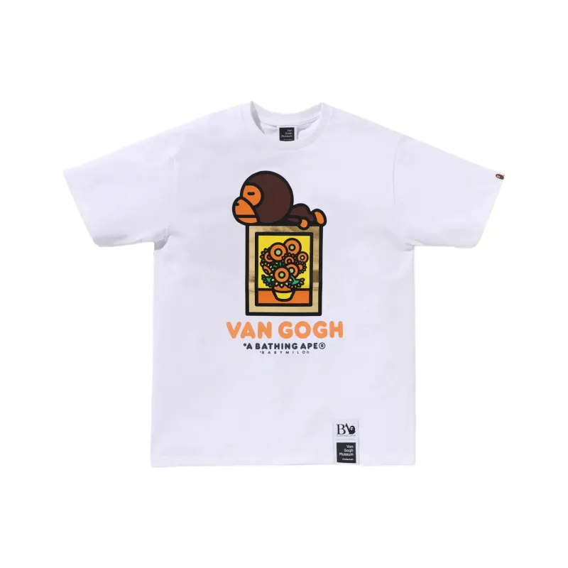 Bape X Van Gogh Museum Kids Baby Milo Tee-2