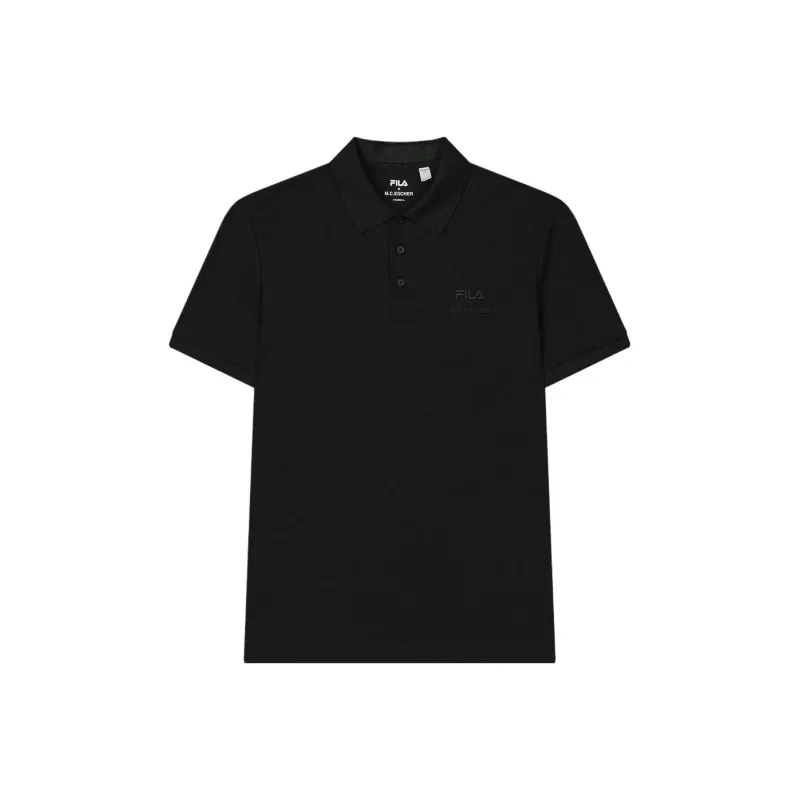 FILA x M.C.ESCHER Polo Shirt Men's Jet Black-0