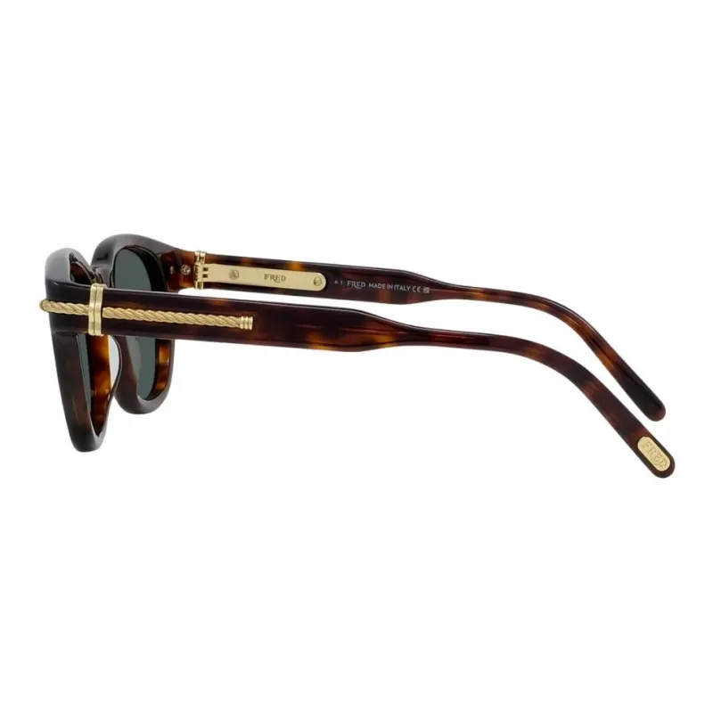 FRED Acetate Irregular Shape Sunglasses Unisex Tortoiseshell-2