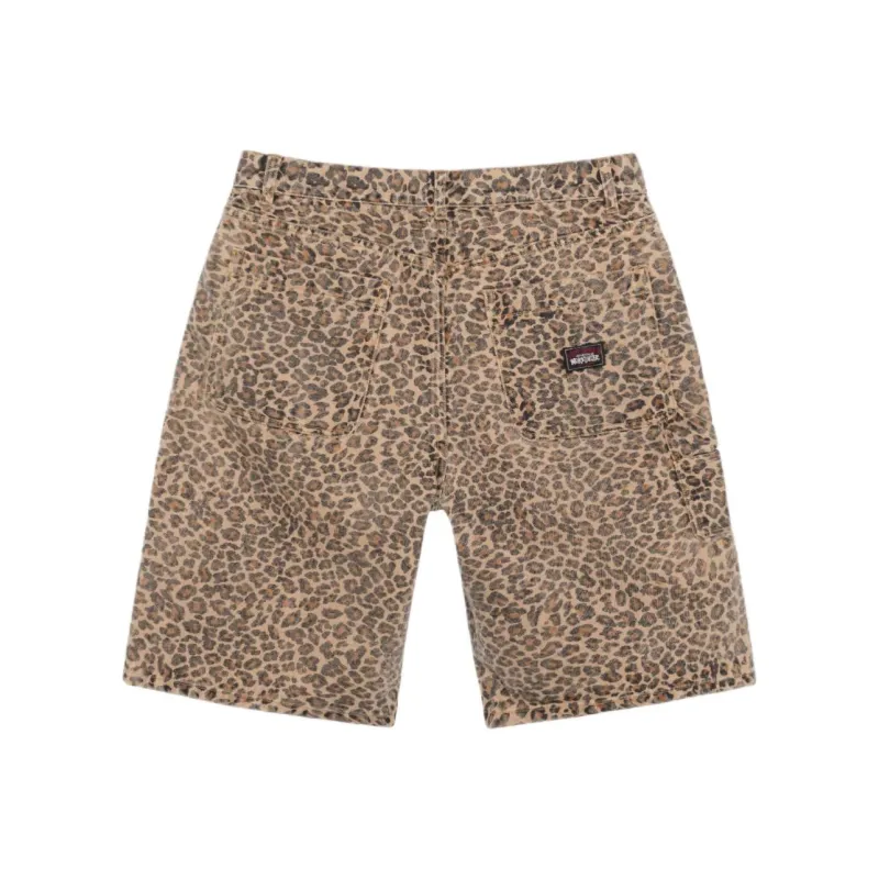 Stussy SS25 DENIM WORK SHORT Cargo Shorts Unisex-1