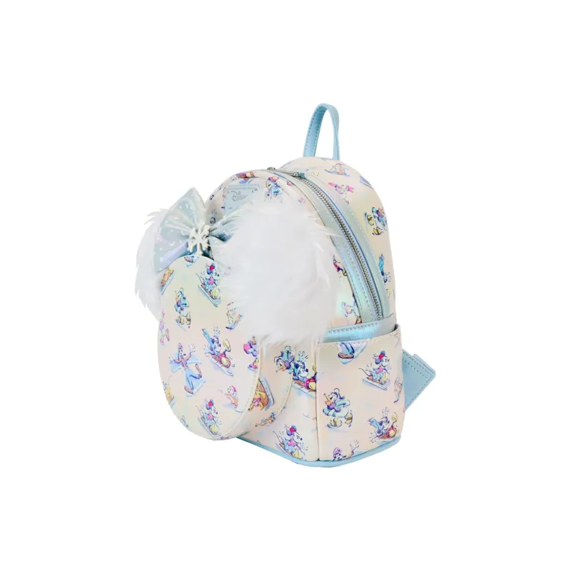 Loungefly Disney, Collaboration Faux Leather Backpack Regular Women's White-1