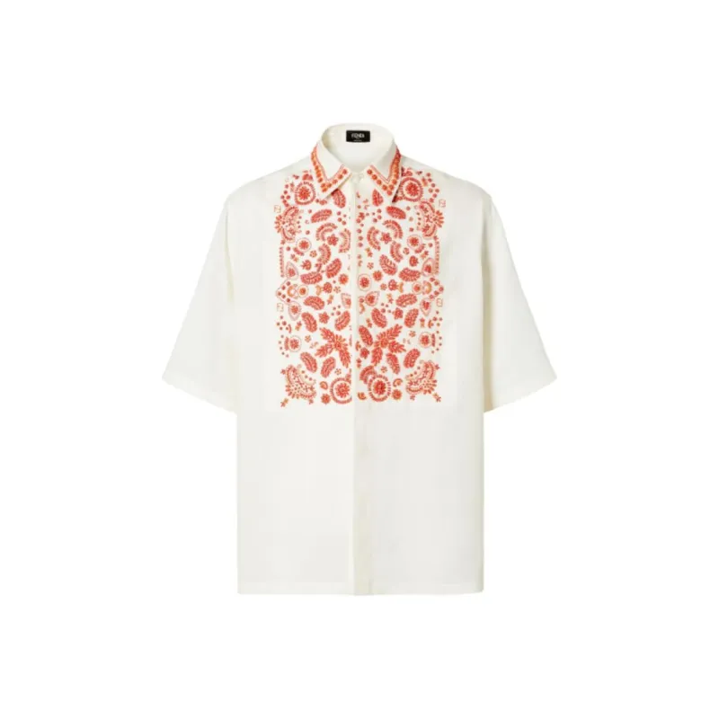FENDI Shirts Men White-0