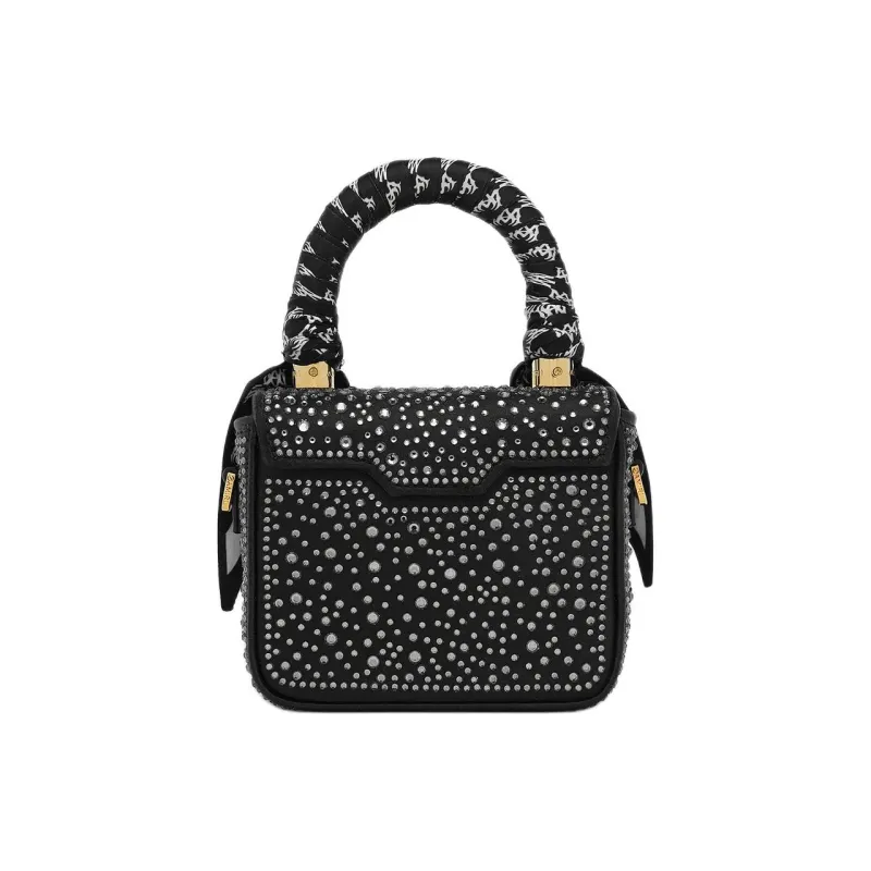 AMIRI Viscose One Shoulder Handbag Mini Women's Black-2