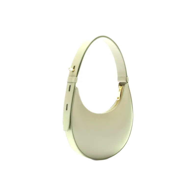 Furla Delizia Leather Hobo Bag Shoulder Bag Mini Women's Light Sage Green-1