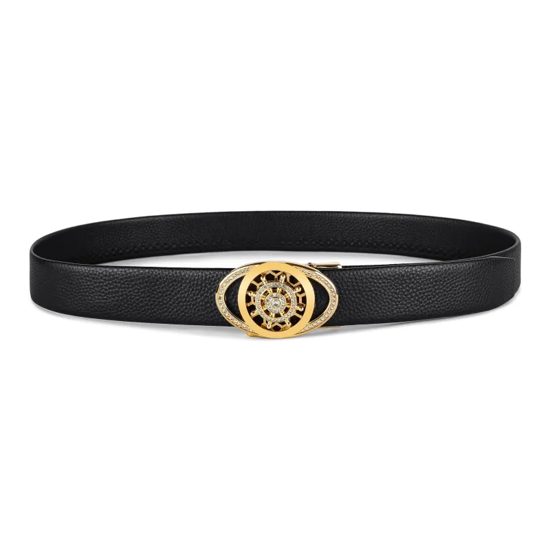 Ace Paul Cow Leather Belt Men's 3.5cm-17