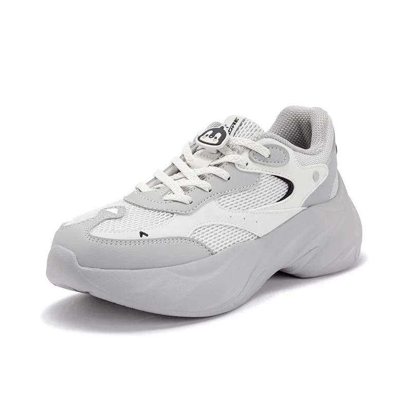 361° Penguin Anti Slip Wear Resistant Low Top Casual Shoes Women's Antarctic Gray-1