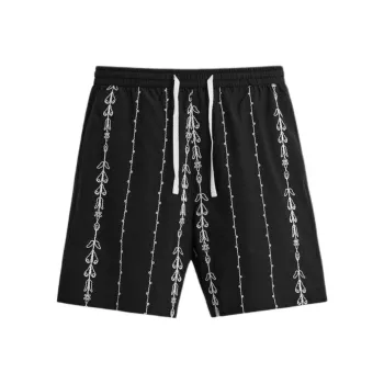 ZARA Casual Shorts Men White/Black